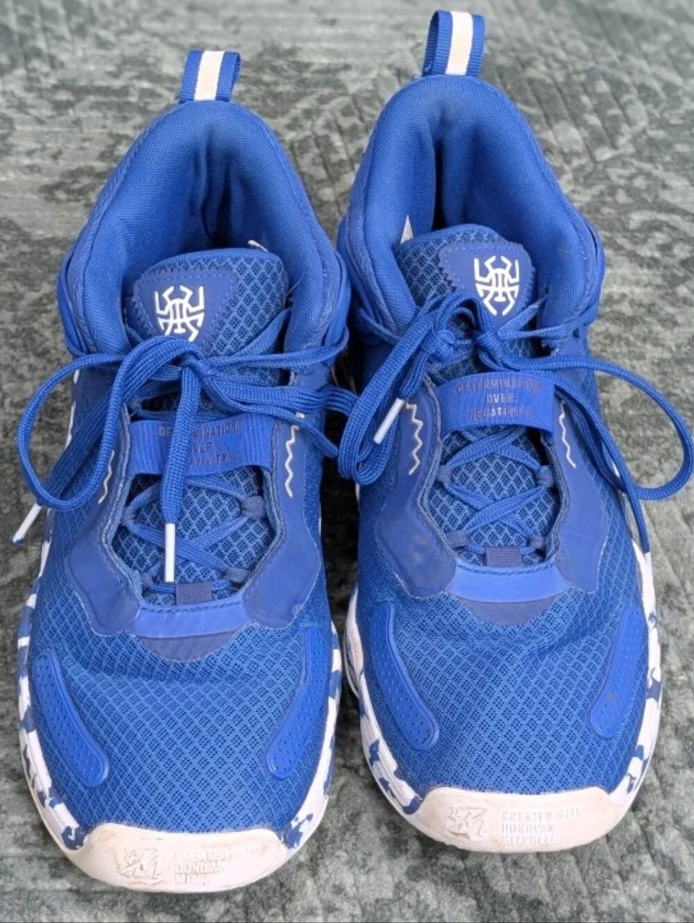 Adidas D.O.N. Issue 3 Royal Blue/White Basketball Shoes Men’s Size 11